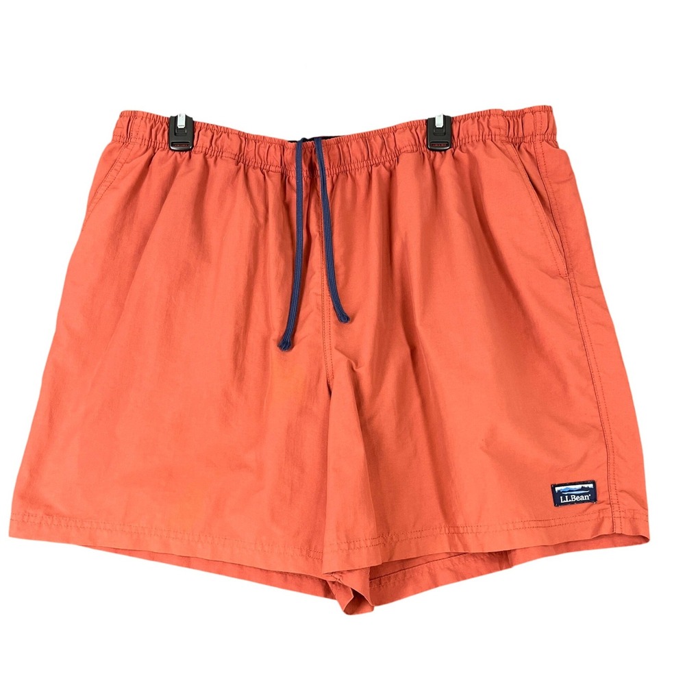 LL Bean Shorts Men XXL Lined Elastic Drawstring Outdoor Utility Athletic Baggies